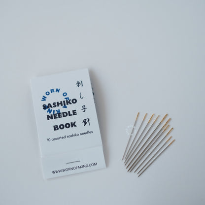 Sashiko Needle Set – 10 High-Quality Stainless Steel Needles in 4 Sizes