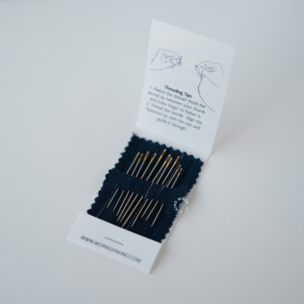 Sashiko Needle Set – 10 High-Quality Stainless Steel Needles in 4 Sizes