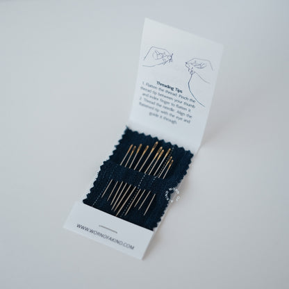 Sashiko Needle Set – 10 High-Quality Stainless Steel Needles in 4 Sizes