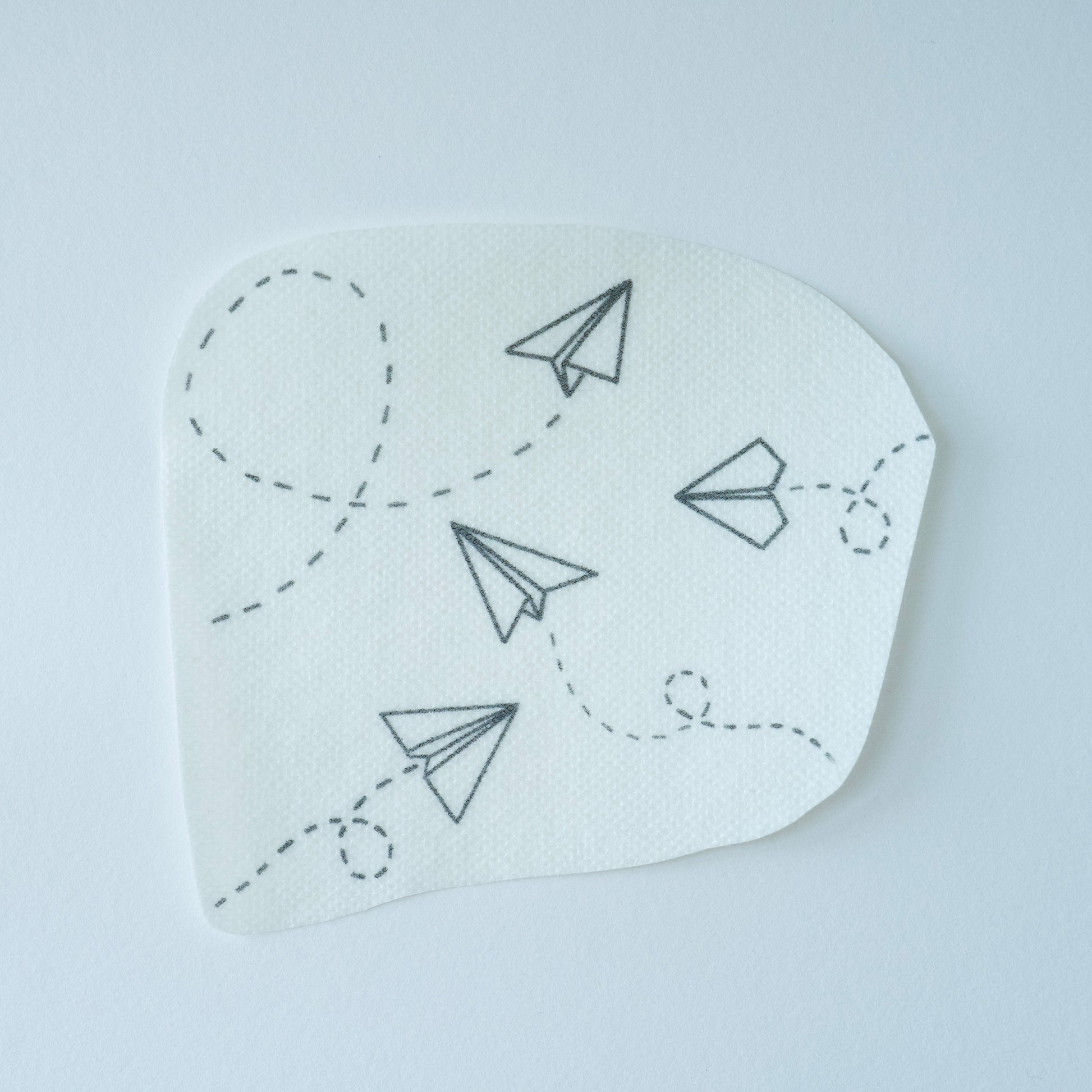 Airplane for letter A sashiko sticky transfer 