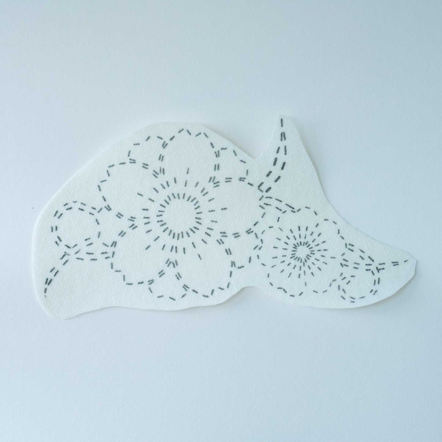 F for flower sashiko mending transfer 